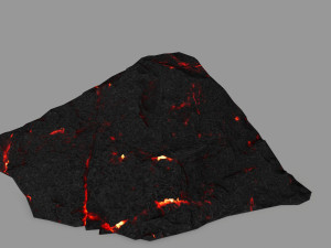 lava rocks 3D Модель