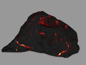 lava rocks 3D Модель