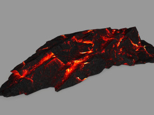lava rocks 3D Модель