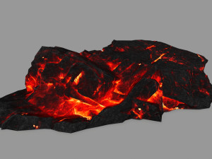lava rocks 3D Модель