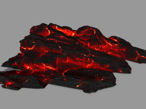 lava rocks 3D Модель