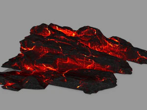 lava rocks 3D Model