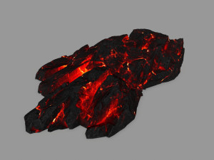 lava rocks 3D Модель