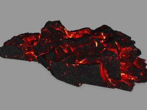 lava rocks 3D Модель