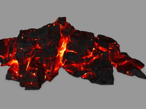 lava rocks 3D Модель