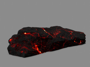 lava rock Model 3D