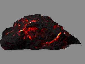 lava rock 3D Model