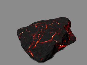 lava rock 3D Model