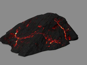 lava rock 3D Model