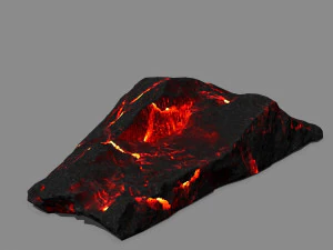 lava rock 3D Model