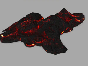 lava rocks 3D Model