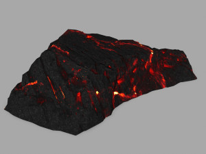lava rocks Modelo 3D