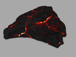lava rocks Modelo 3D