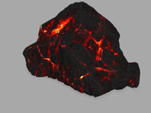 lava rocks Modelo 3D