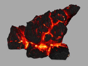 lava rocks Modelo 3D
