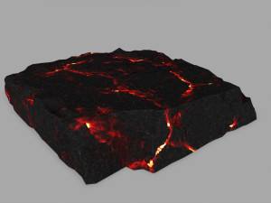 lava rocks Modelo 3D