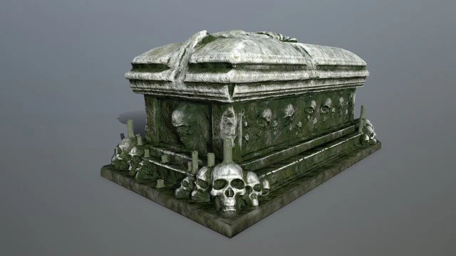 tomb 1 3D Model .c4d .max .obj .3ds .fbx .stl .blend 