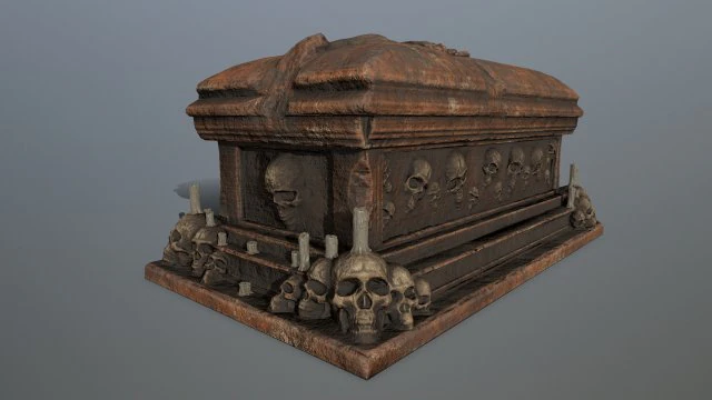 tomb 3D Model .c4d .max .obj .3ds .fbx .stl .blend