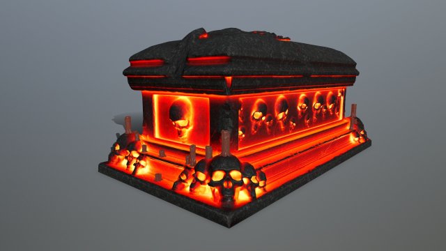 lava tomb 3D मॉडल .c4d .max .obj .3ds .fbx .stl .blend 