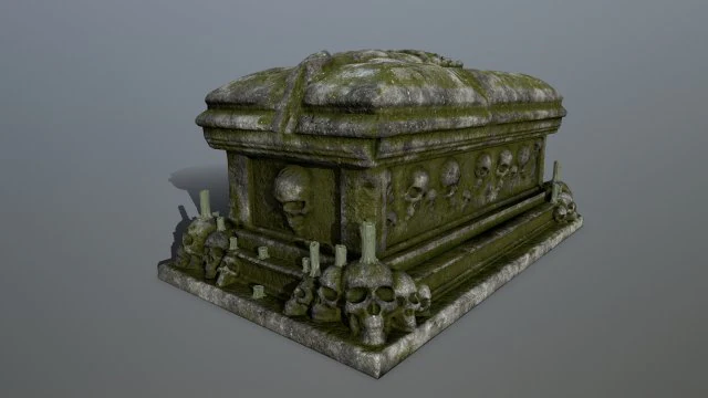 tomb 3D Model .c4d .max .obj .3ds .fbx .stl .blend