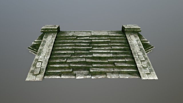 stair 3D Model .c4d .max .obj .3ds .fbx .stl .blend