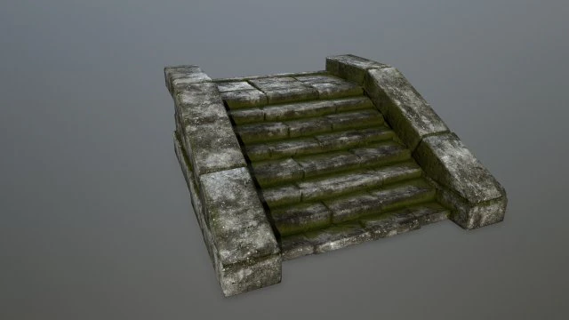stair 3D Model .c4d .max .obj .3ds .fbx .stl .blend 