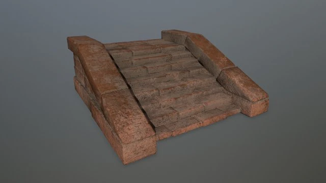stair 3D Model .c4d .max .obj .3ds .fbx .stl .blend 