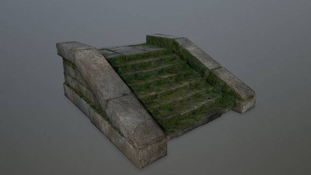 stair 3D Модель .c4d .max .obj .3ds .fbx .stl .blend 