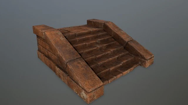 stair 3D Model .c4d .max .obj .3ds .fbx .stl .blend