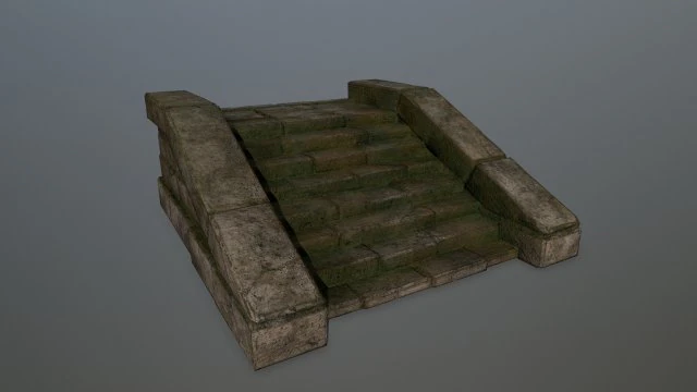 stair 3D Model .c4d .max .obj .3ds .fbx .stl .blend