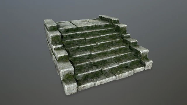 stair 3D Model .c4d .max .obj .3ds .fbx .stl .blend 