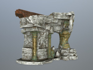 old temple 3D Model