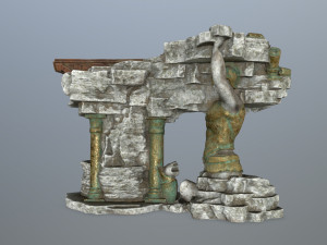 old temple 3D Model