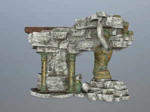 old temple 3D Model
