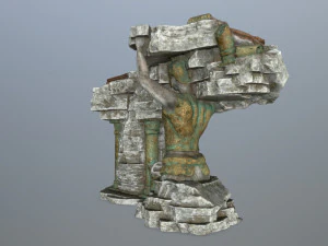 old temple 3D Model