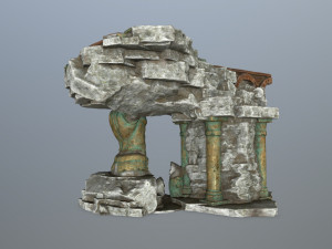 old temple 3D Model