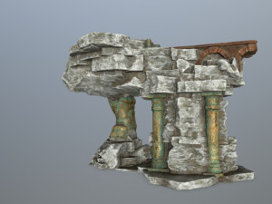 old temple 3D Model