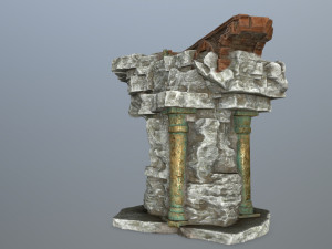 old temple 3D Model
