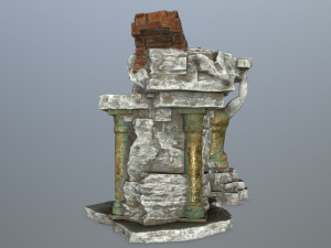 old temple 3D Model