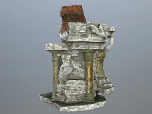 old temple 3D Model