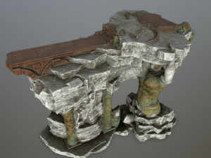 old temple 3D Model