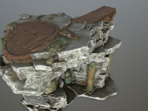 old temple 3D Model