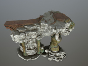 old temple 3D Model