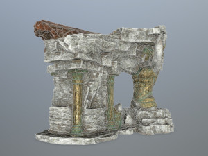 old temple 3D Model