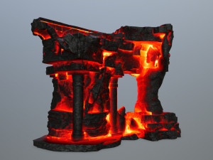 lava temple 3D Model