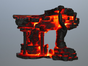 lava temple 3D Model