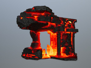 lava temple 3D Model