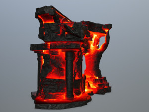 lava temple 3D Model