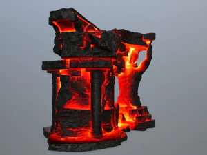 lava temple 3D Model