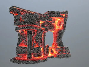 lava temple 3D Model